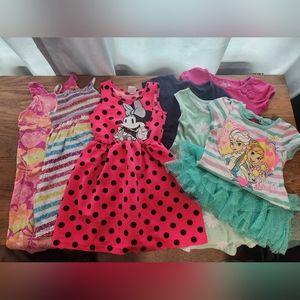 Lot of 7 Girls 4T Summer Dresses